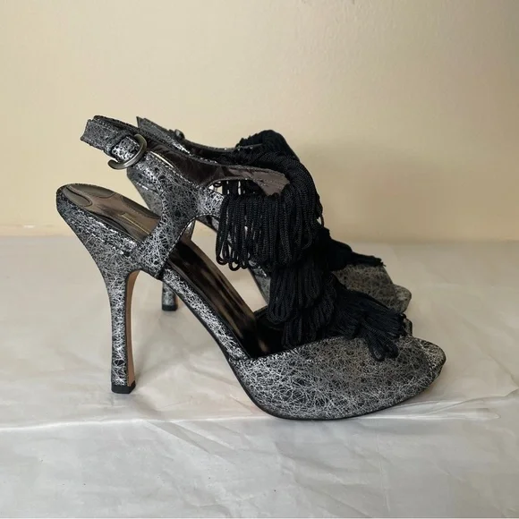 Max Studio Xcess Fringe Heels - Picture 4 of 16